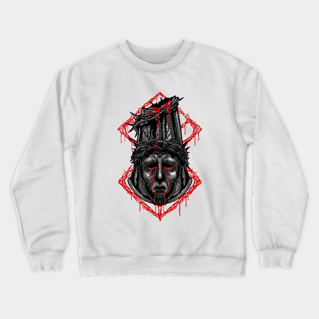 The Penitent's Culpa Crewneck Sweatshirt by demonigote